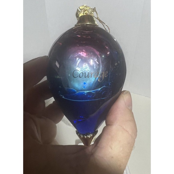 Courage Under Fire, Firemen Christmas Ornaments Honor & CourageBradford Exchange - Picture 3 of 4